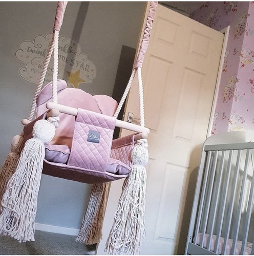 Luxury baby swing wood indoor - wood,