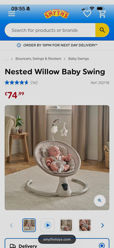 Nested motorised baby - nested, swing