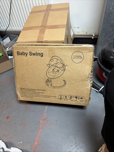New baby swing khaki - new,